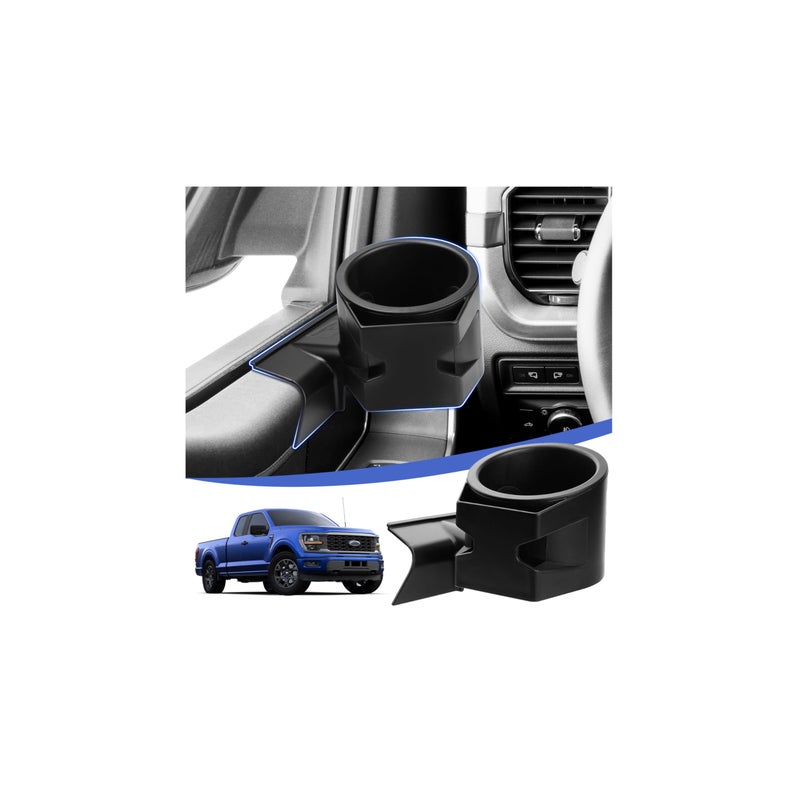حامل أكواب أبواب السيارات Autorder لسيارة فورد F150 20212026 مع فتحة بطاقة مانع الاهتزاز وصامت لحامل المشروبات للقيادة اليومية